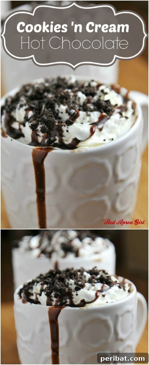 Cookies And Cream Hot Chocolate