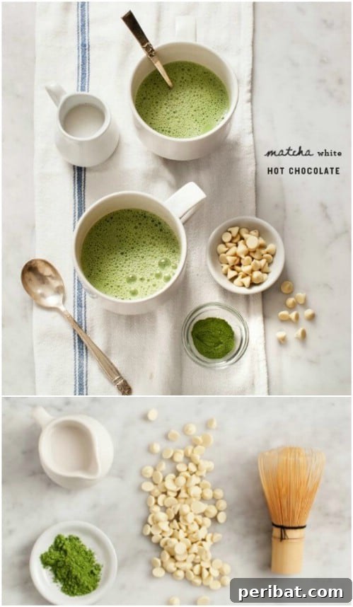 Matcha White Hot Chocolate