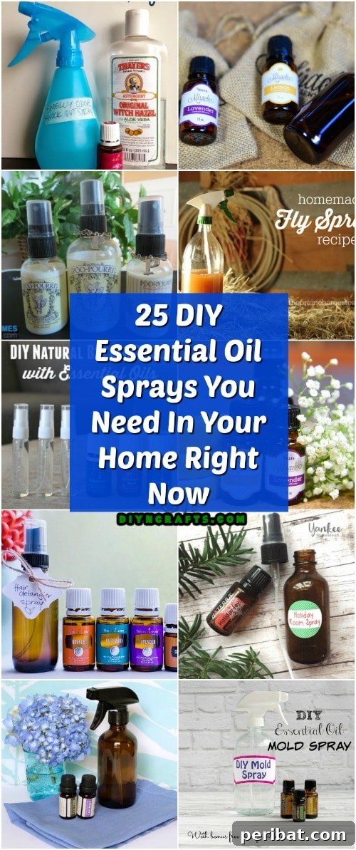 25 DIY Essential Oil Sprays You Need In Your Home Right Now - Discover Natural Solutions