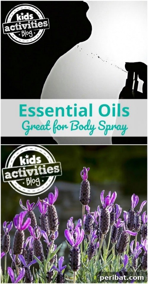 Essential Oil Body Spray for Natural Fragrance and Well-being
