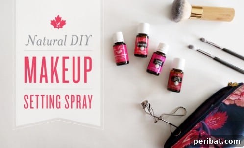 DIY Makeup Setting Spray with Vegetable Glycerin and Essential Oils