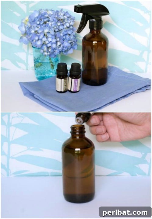 Easy DIY Disinfecting Spray with Lavender and Tea Tree Essential Oils