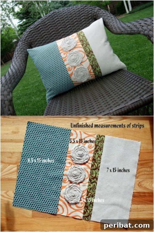 Quick-Stitch Style: Effortless DIY Accent Pillows for an Instant Home Update 16 Quilt Work Look Pillow