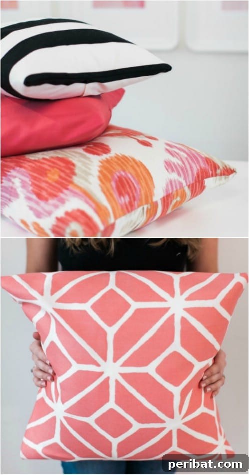 Quick-Stitch Style: Effortless DIY Accent Pillows for an Instant Home Update 17 Easy DIY No Sew Pillow