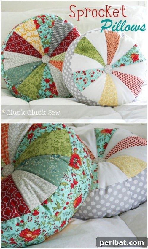 Quick-Stitch Style: Effortless DIY Accent Pillows for an Instant Home Update 26 DIY Sprocket Pillow