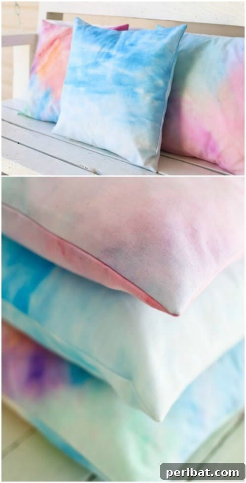Quick-Stitch Style: Effortless DIY Accent Pillows for an Instant Home Update 30 Easy DIY Watercolor Pillows