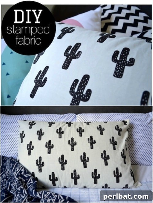 Quick-Stitch Style: Effortless DIY Accent Pillows for an Instant Home Update 6 Easy DIY Cactus Pillow