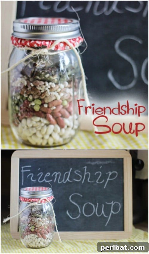 30 Festive Jar Gift Recipes: Handmade Holiday Delights 12 Friendship Soup Mix In A Jar
