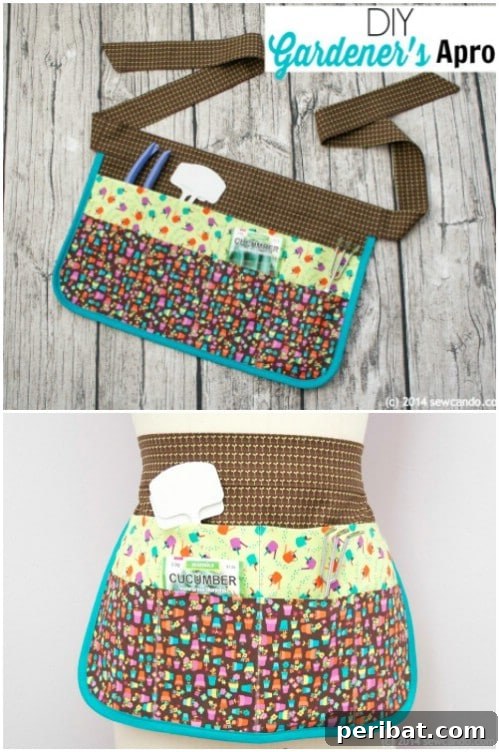 Start Sewing Today: 25 Free Patterns for Amazing Hand Sewn Gifts 19 Easy To Sew Gardening Apron
