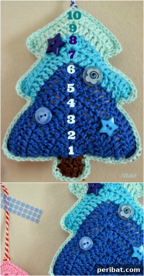 DIY Crochet Tree Ornaments