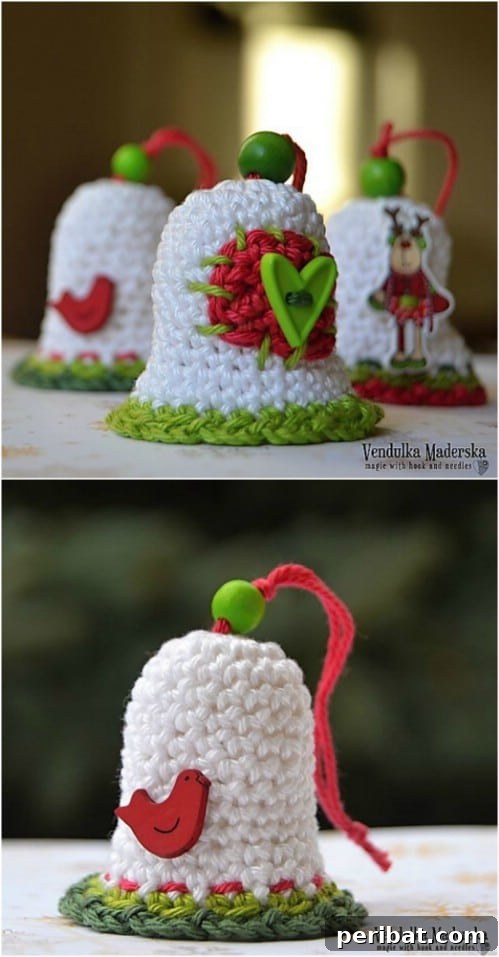DIY Crochet Christmas Bell