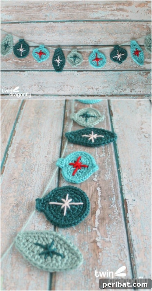 Crochet Ornament Garland