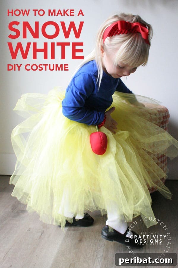 75 Effortless DIY Halloween Costumes That Kids Adore 12 A toddler looking enchanting in a homemade DIY Snow White princess costume