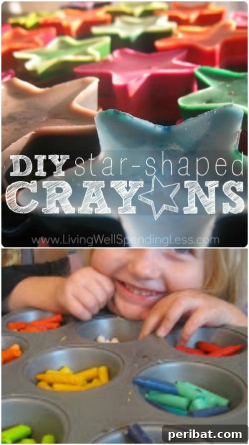 DIY Star Shaped Crayons