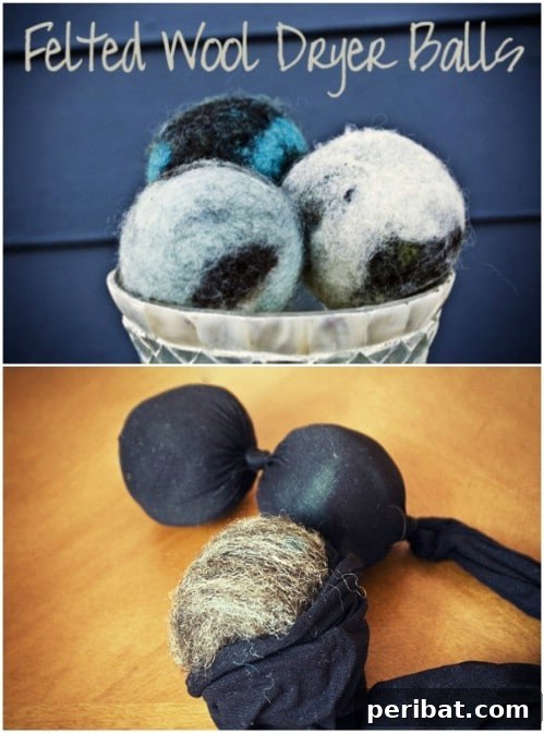 Easy DIY Wool Dryer Balls