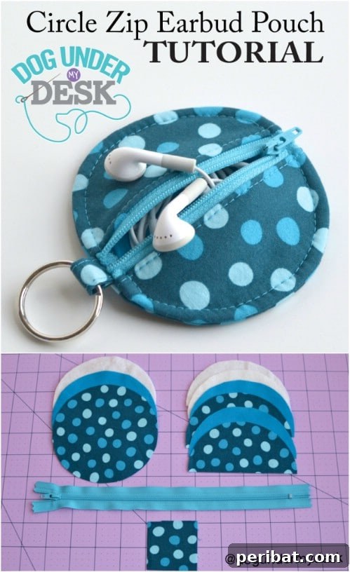 Easy DIY Earbud Pouch