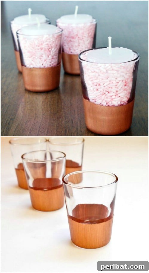 Copper Dipped Shot Glasses