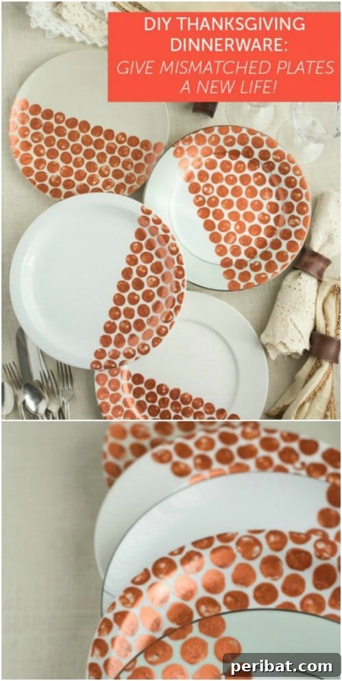 DIY Decorative Thanksgiving Plates