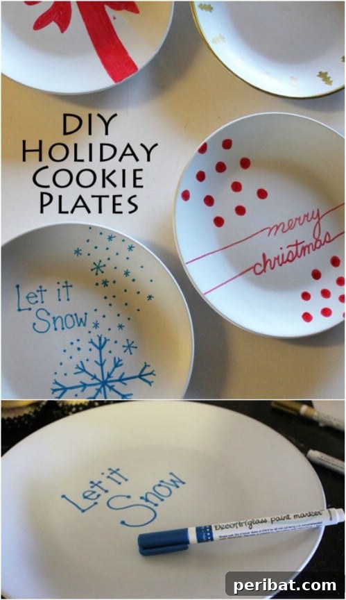 DIY Cookie Exchange Plates