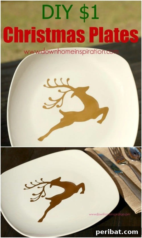 Cheap $1 Decorative Christmas Plates