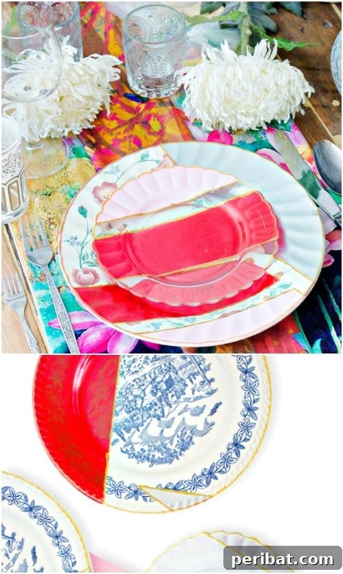 Simple DIY Painted Plates