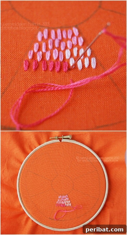 25 Beginner-Friendly Embroidery Projects Plus Free Patterns 16 Colorful garden path sampler embroidery featuring various flowers and plants