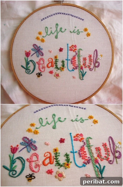25 Beginner-Friendly Embroidery Projects Plus Free Patterns 19 Vibrant DIY springtime stitches embroidery sampler for skill building