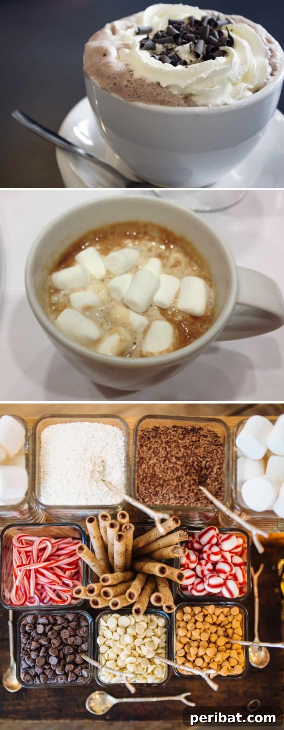 Frosty & Frugal: 20 DIY Decor Ideas for Your Winter Wedding 16 Yummy Hot Chocolate Bar
