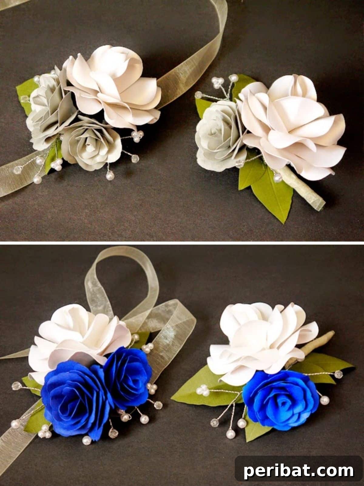 Frosty & Frugal: 20 DIY Decor Ideas for Your Winter Wedding 19 Winter Flower Corsages
