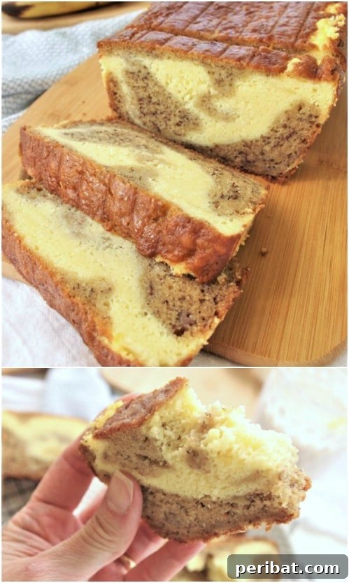 Easy Homemade Cream Cheese Banana Bread