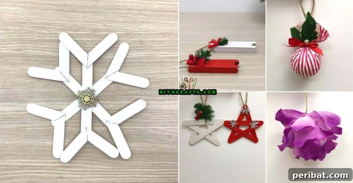 Effortless Holiday Crafting 5 DIY Ornament Videos 2 Collection of 5 DIY Christmas Tree Ornaments you can easily make