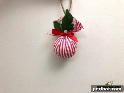 DIY Christmas Tissue Paper Ornament - a simple and vibrant craft
