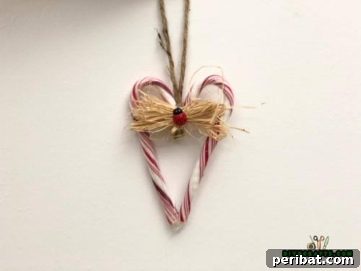 5 Festive Candy Cane Crafts to Sweeten Your Christmas 12 Candy Cane Heart Ornament - 5 Candy Cane Projects for a Deliciously Festive Christmas