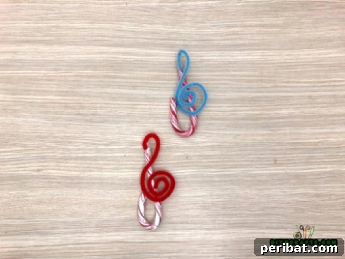 5 Festive Candy Cane Crafts to Sweeten Your Christmas 17 Candy Cane Treble Clefs - 5 Candy Cane Projects for a Deliciously Festive Christmas
