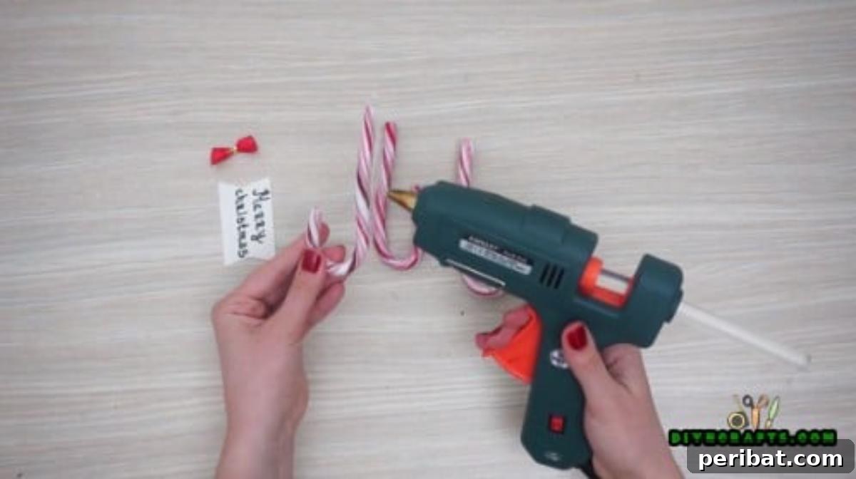 5 Festive Candy Cane Crafts to Sweeten Your Christmas 18 “Merry Christmas” Candy Canes - 5 Candy Cane Projects for a Deliciously Festive Christmas