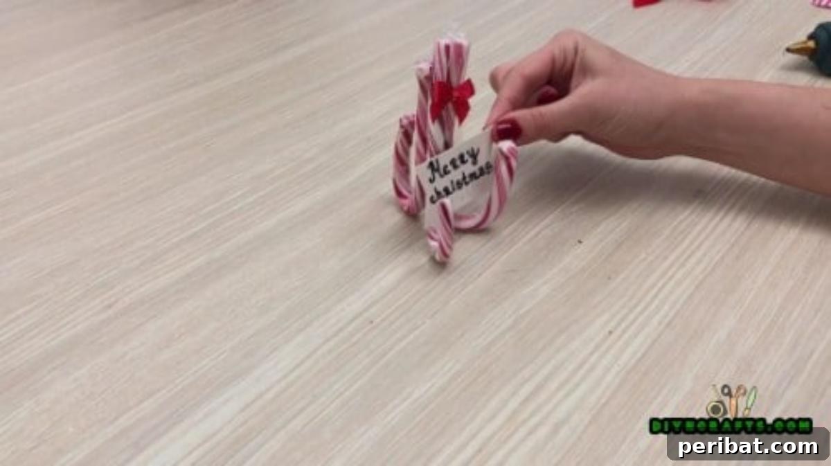 5 Festive Candy Cane Crafts to Sweeten Your Christmas 22 “Merry Christmas” Candy Canes - 5 Candy Cane Projects for a Deliciously Festive Christmas