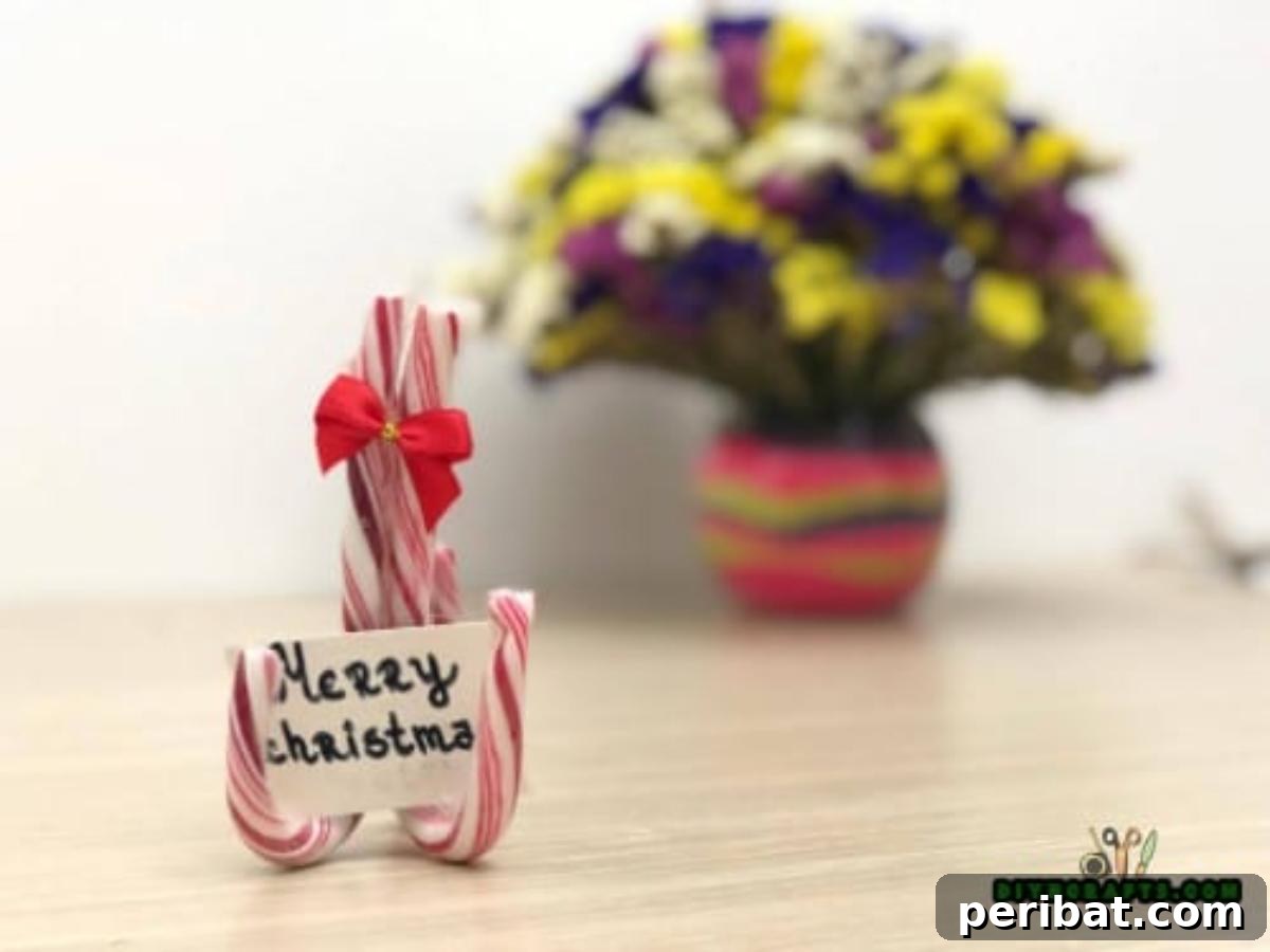 5 Festive Candy Cane Crafts to Sweeten Your Christmas 23 “Merry Christmas” Candy Canes - 5 Candy Cane Projects for a Deliciously Festive Christmas