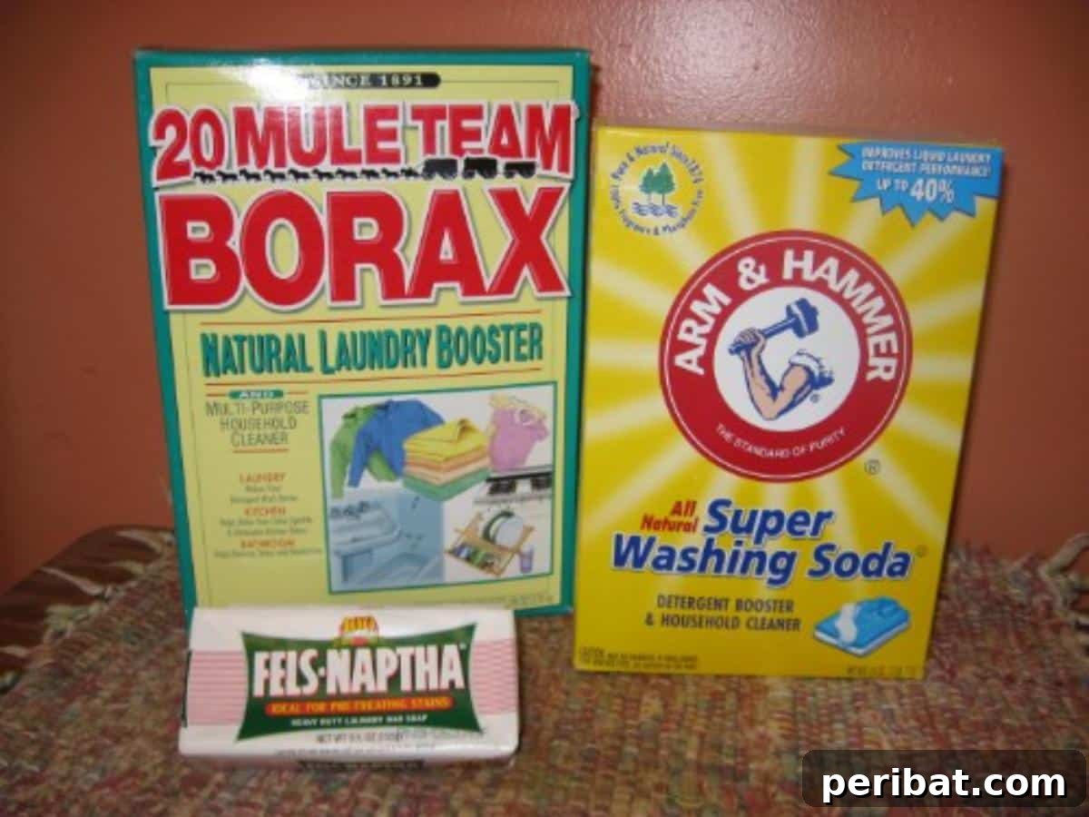 10 Genius Borax Hacks for a Smarter Home 12 Borax, washing soda packages.