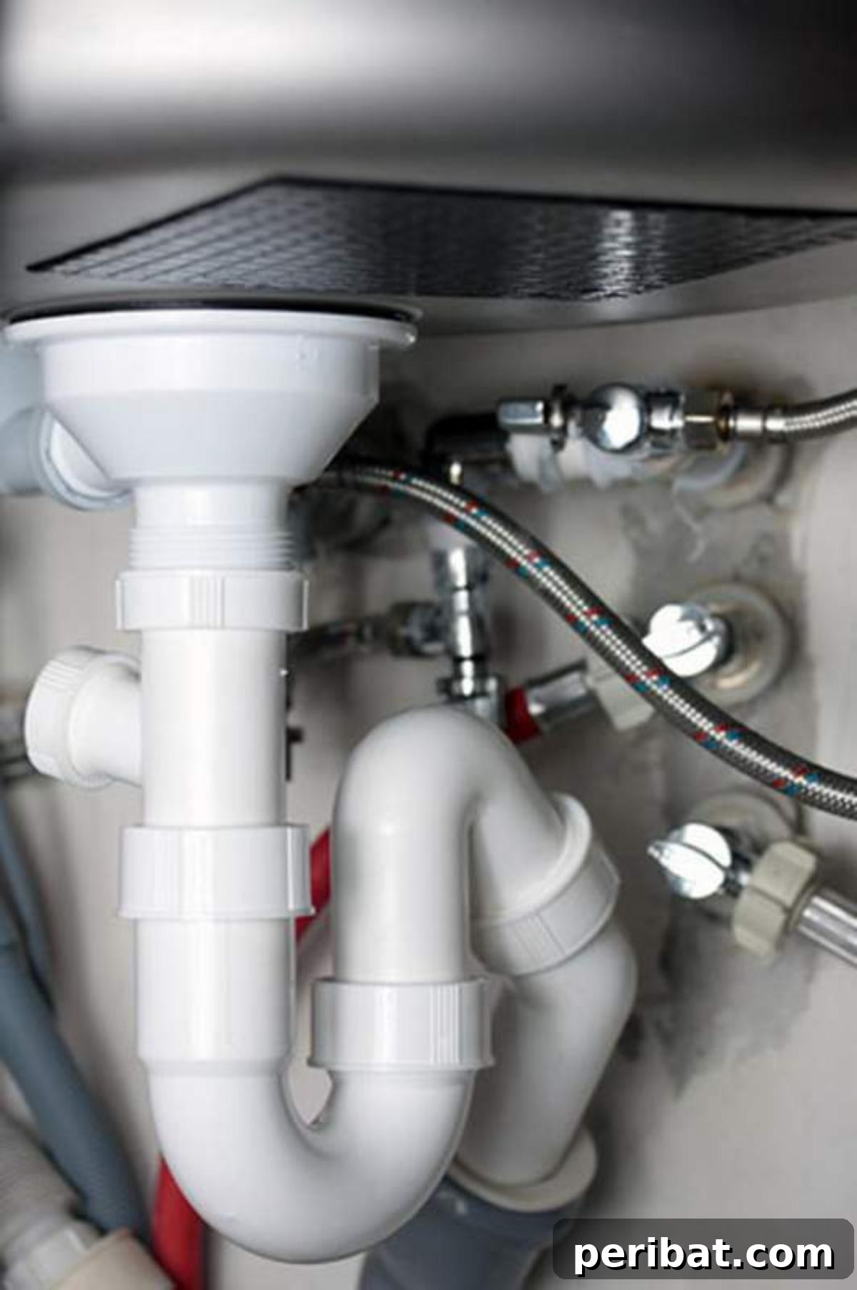 10 Genius Borax Hacks for a Smarter Home 7 Under the sink plumbing and drainage system.