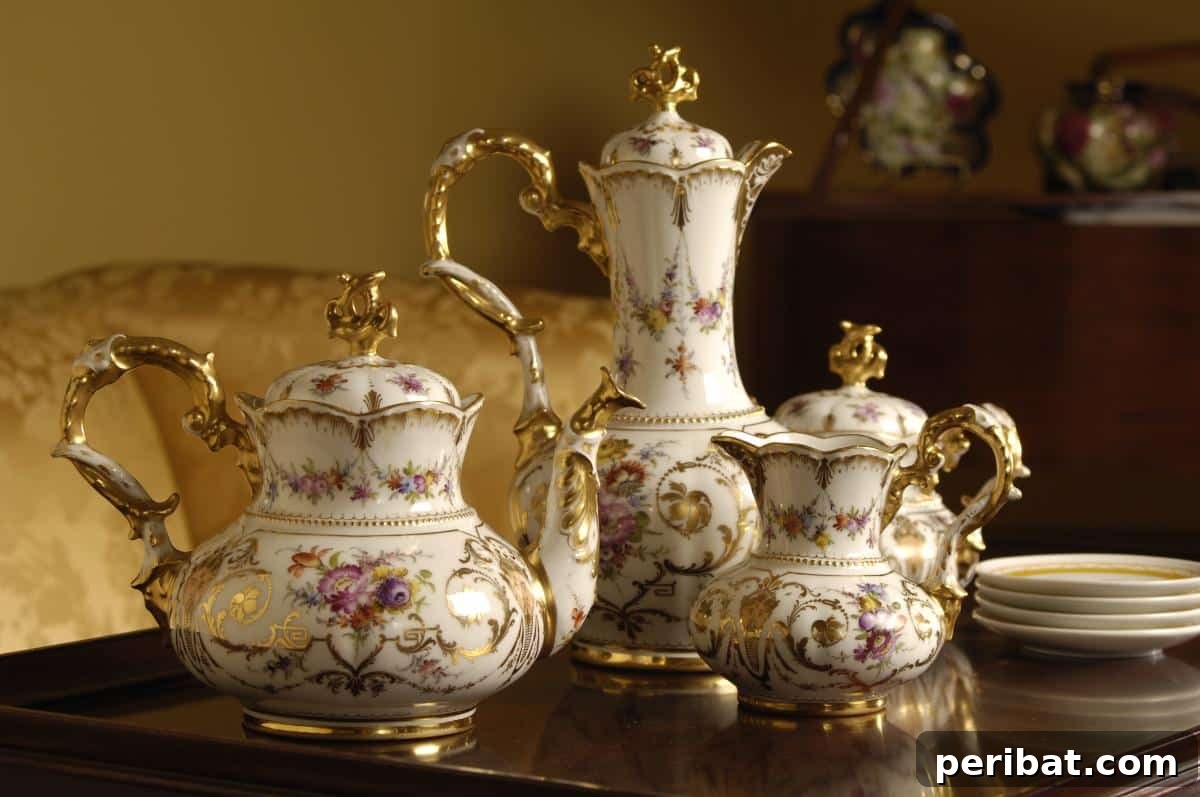 10 Genius Borax Hacks for a Smarter Home 8 A china porcelain tea set.