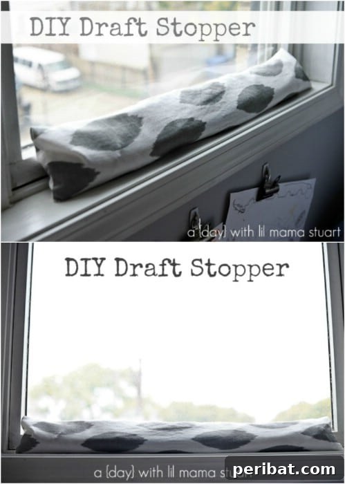 17 Ingenious DIY Draft Stoppers To Beat The Winter Chill 3 Easy 30 Minute DIY Draft Stopper