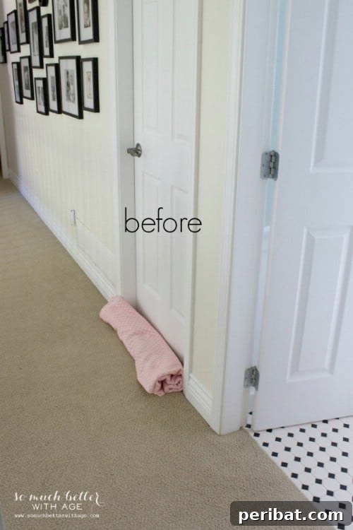 17 Ingenious DIY Draft Stoppers To Beat The Winter Chill 8 Boxy Door Draft Blocker