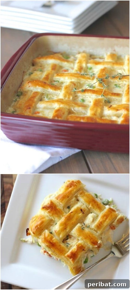 Chicken Pot Pie Casserole - Classic Comfort Freezer Meal