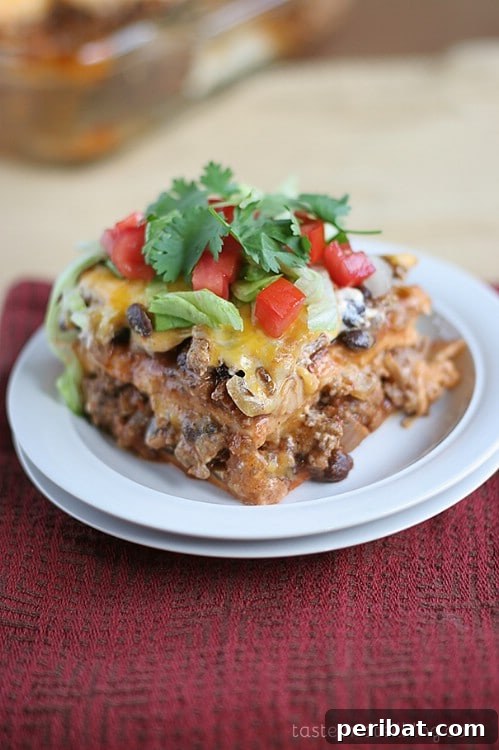 Homemade Enchilada Casserole - Mexican Dinner Prep