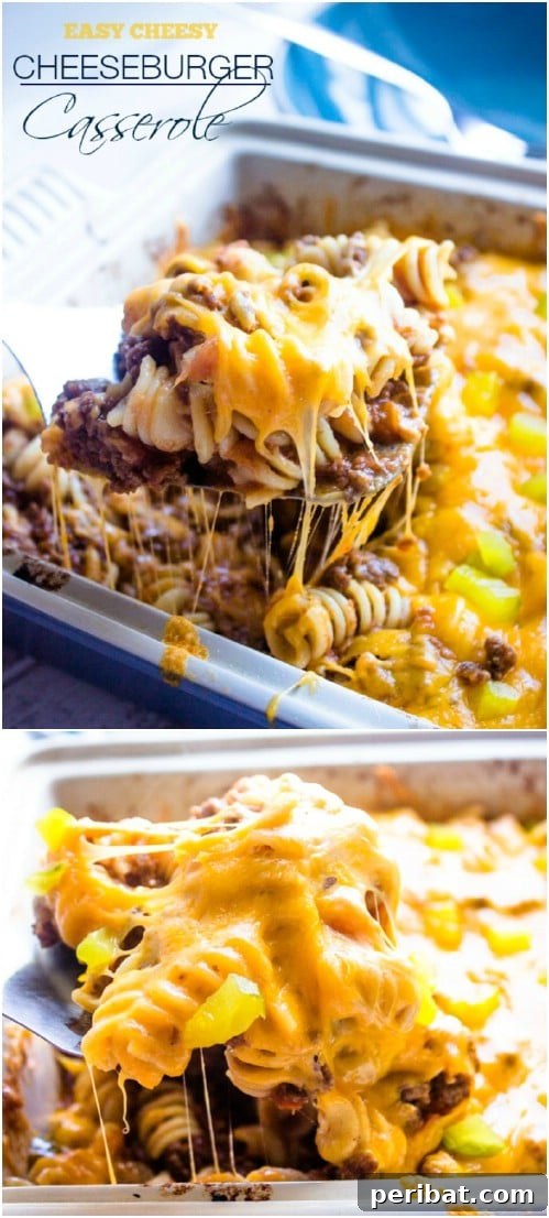 Wholesome Cheeseburger Casserole - Family Friendly Freezer Meal