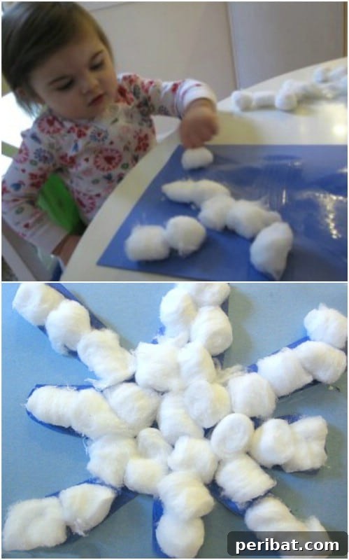 Winter Wonder Crafts: Engaging Indoor Activities for Kids 16 Snowflake Craft For Toddlers