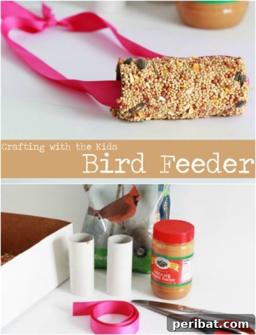 Winter Wonder Crafts: Engaging Indoor Activities for Kids 4 Peanut Butter Bird Feeder