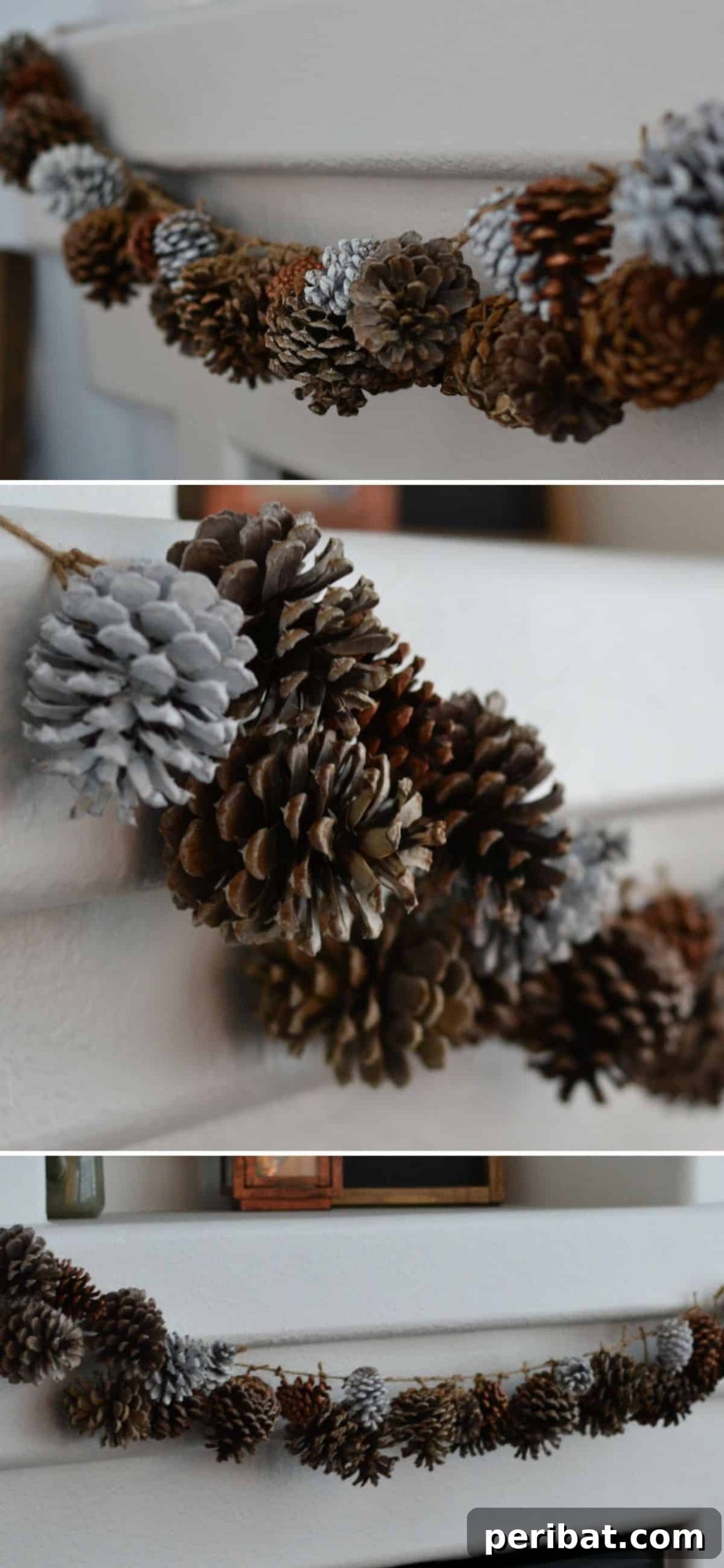 Deck Your Halls: 25 Easy DIY Garlands for Holiday Decor 8 Cheap And Easy DIY Pinecone Garland