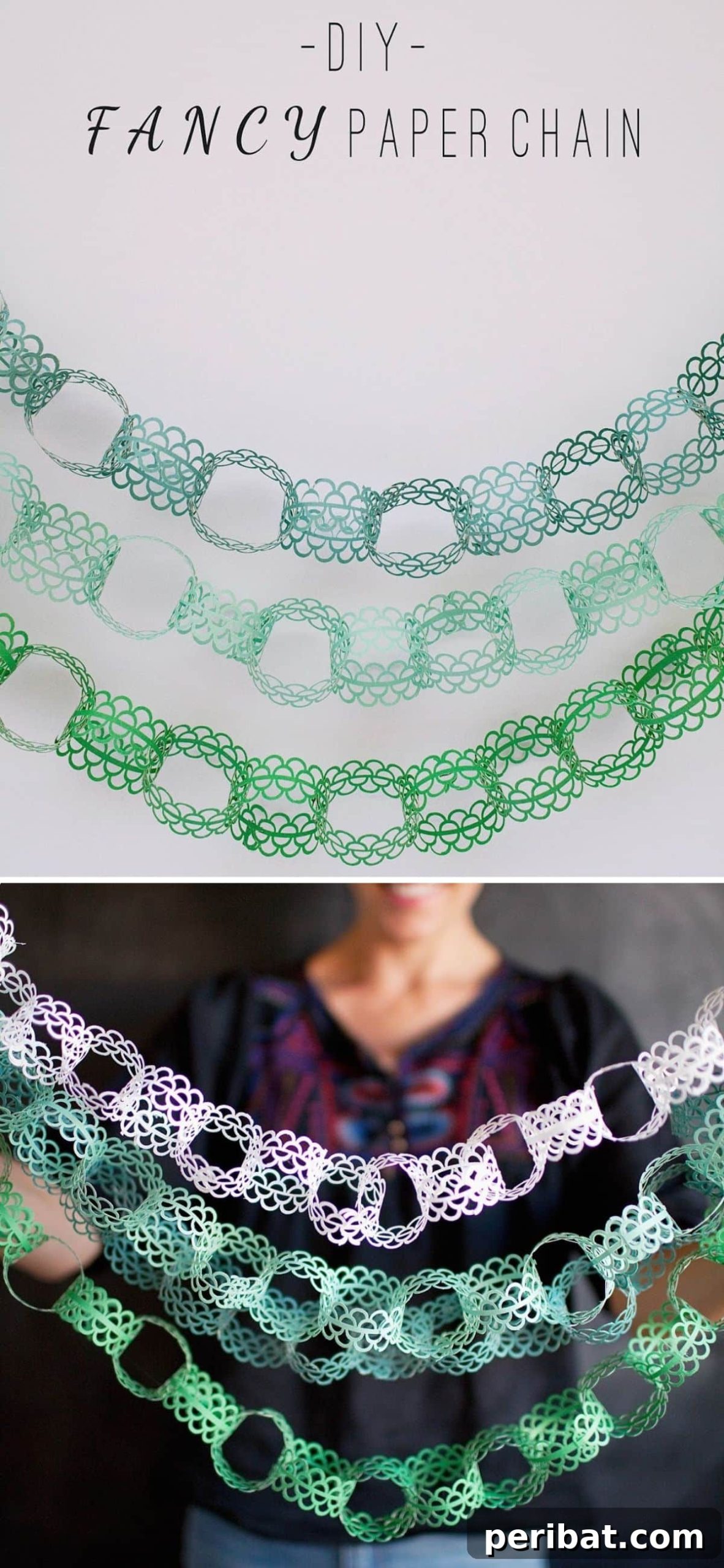 Deck Your Halls: 25 Easy DIY Garlands for Holiday Decor 10 Faux Fabric Paper Chain Garland