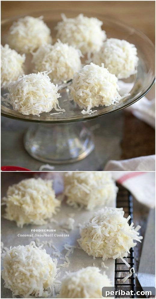 Holiday Cookie Bliss: Sweet Recipes for a Joyful Season 23 Coconut Snowball Christmas Cookies
